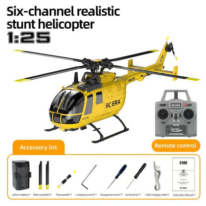 C180 BO105 RC Helicopter – Premium Brushless for Adults