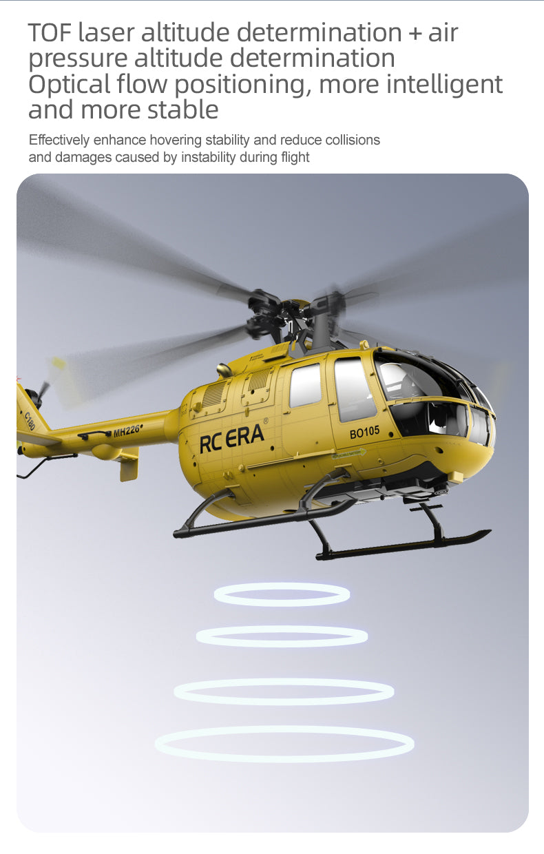 C180 BO105 RC Helicopter – Premium Brushless for Adults