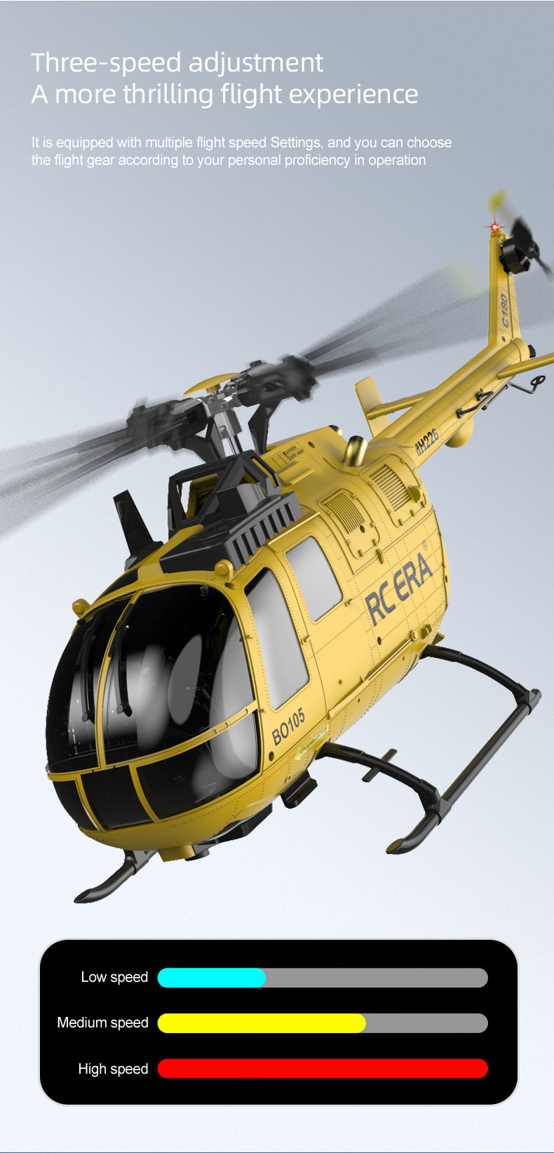 C180 BO105 RC Helicopter – Premium Brushless for Adults