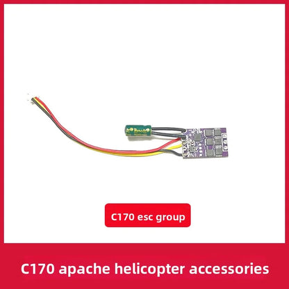 C170 Apache Replacement Parts – Fuselage, Main Rotor, Landing Gear & Battery
