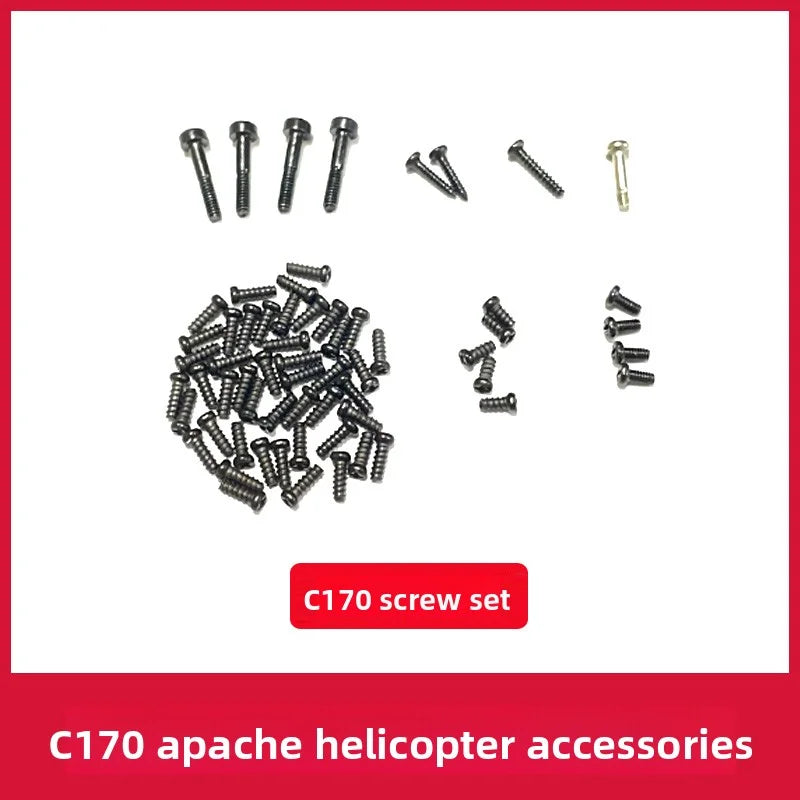 C170 Apache Replacement Parts – Fuselage, Main Rotor, Landing Gear & Battery