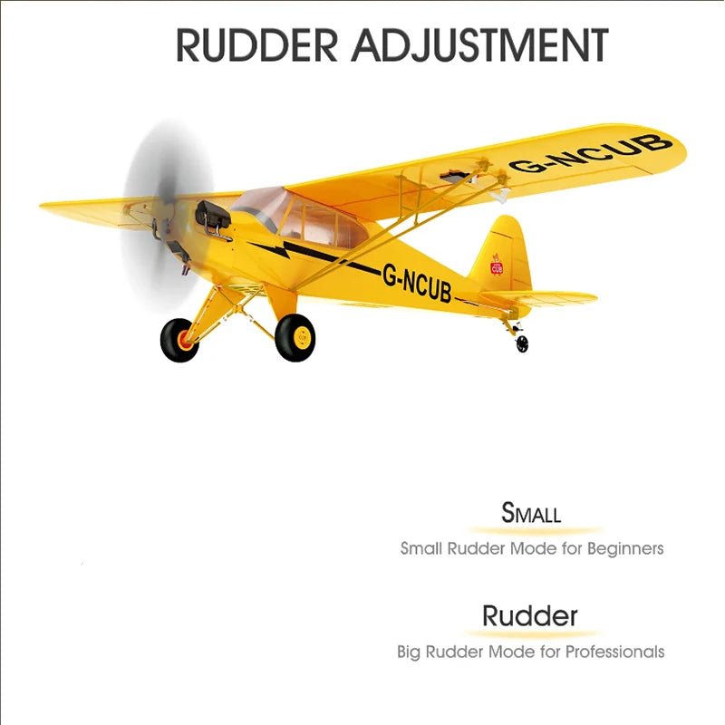 A160 J3 Piper Cub RC Plane – 5CH Brushless Motor Airplane | 3D/6G Flight Stabilization - Rc Aircraft Base