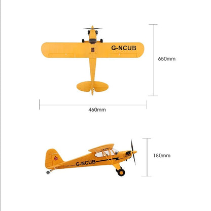A160 J3 Piper Cub RC Plane – 5CH Brushless Motor Airplane | 3D/6G Flight Stabilization - Rc Aircraft Base