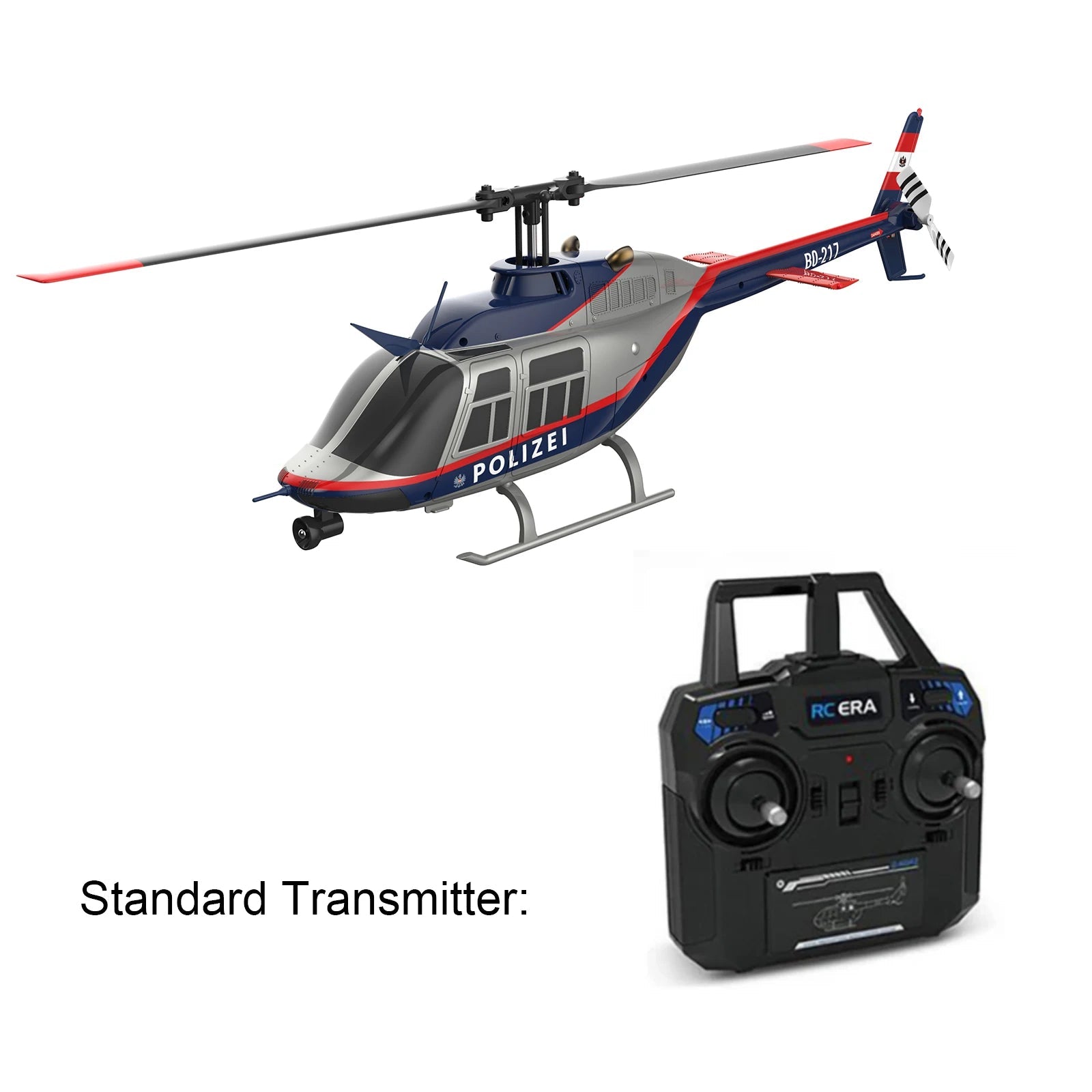 C138 Bell 206 RC helicopter package contents