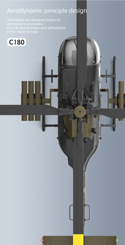 C180 BO105 RC helicopter scale fuselage detail