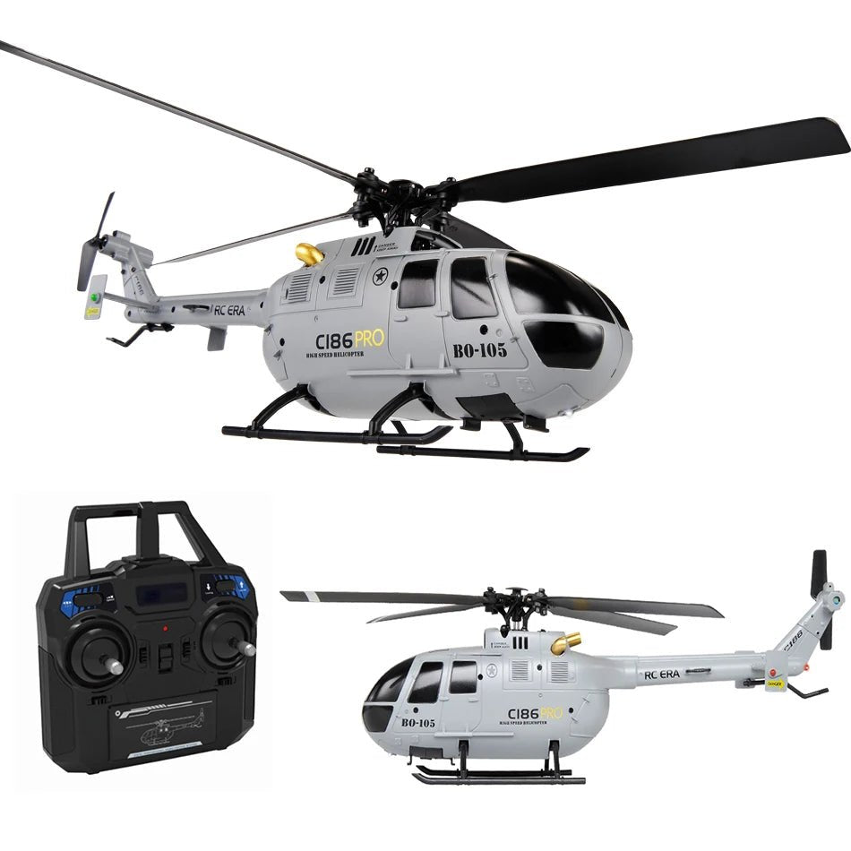 C186 Pro RC Helicopter – 6 - Axis Gyro Stabilized Remote Control Heli - Rc Aircraft Base