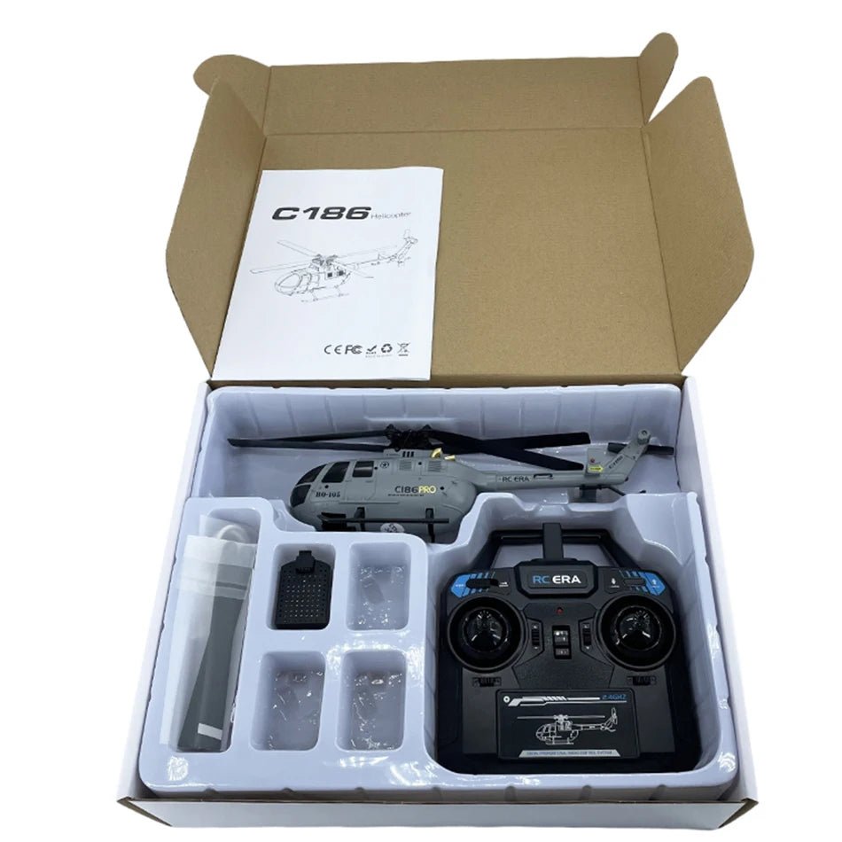 C186 Pro RC Helicopter – 6 - Axis Gyro Stabilized Remote Control Heli - Rc Aircraft Base