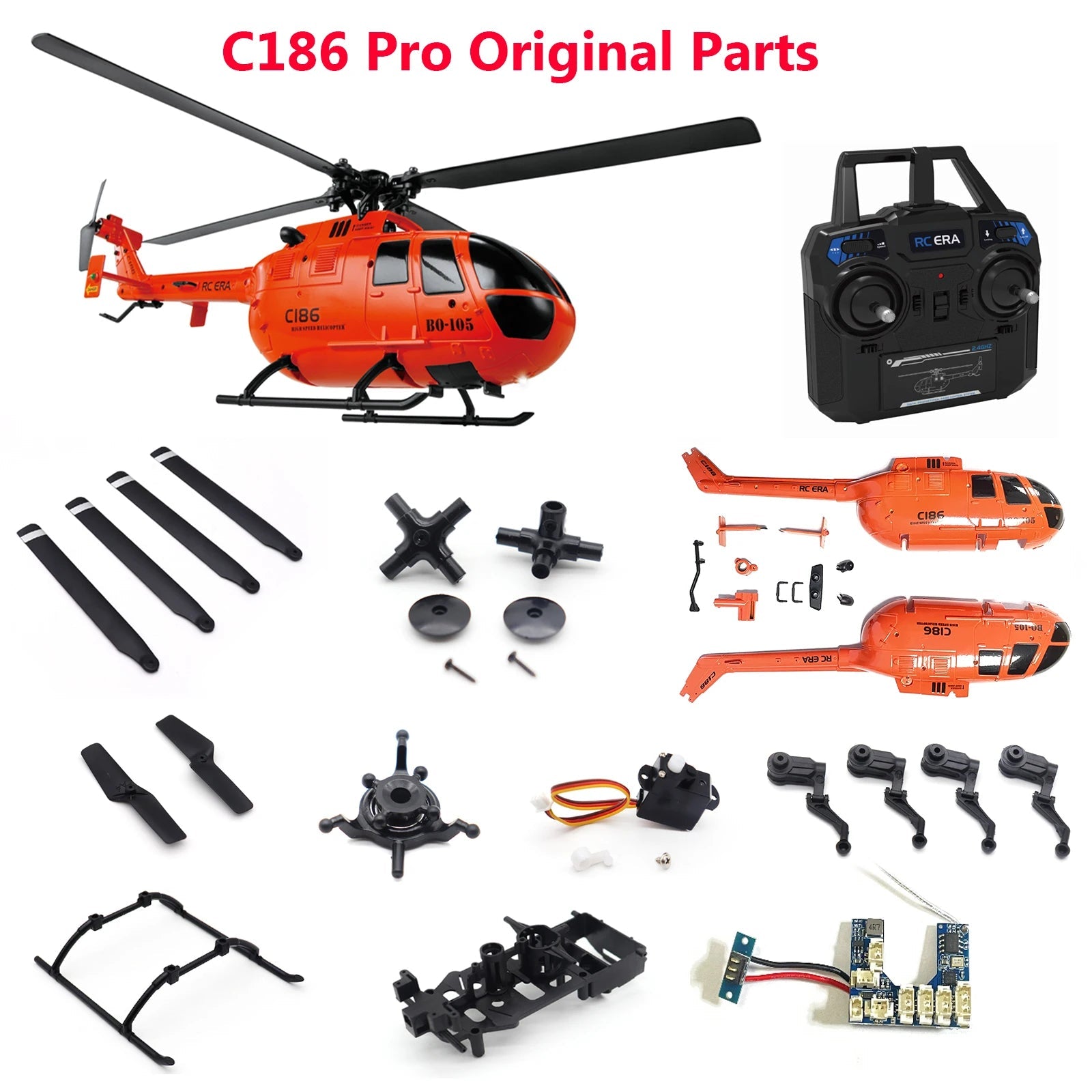 C186 Pro RC Helicopter – 6 - Axis Gyro Stabilized Remote Control Heli - Rc Aircraft Base