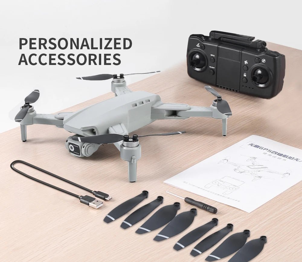 L900 Pro Drone 4K GPS Dual Camera – Foldable Brushless Quadcopter - Rc Aircraft Base