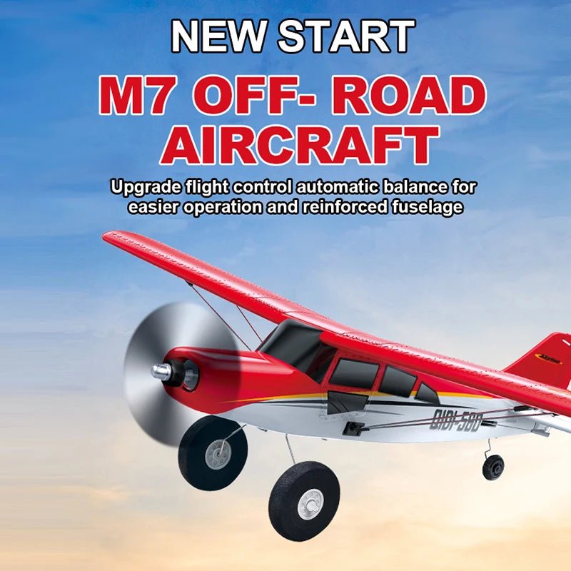 M7 Moore RC Airplane Qidi560 – 4CH Brushless EPP Remote Control Plane with LED Lights - Rc Aircraft Base
