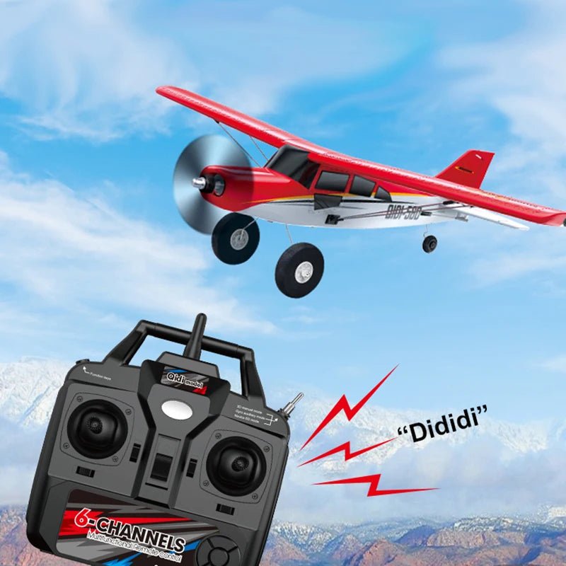 M7 Moore RC Airplane Qidi560 – 4CH Brushless EPP Remote Control Plane with LED Lights - Rc Aircraft Base
