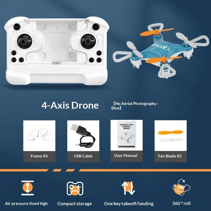 Mini Pocket Drone – 2CH Indoor RC Quadcopter - Rc Aircraft Base