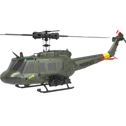 RC Huey UH-1 scale helicopter for beginners and collectors